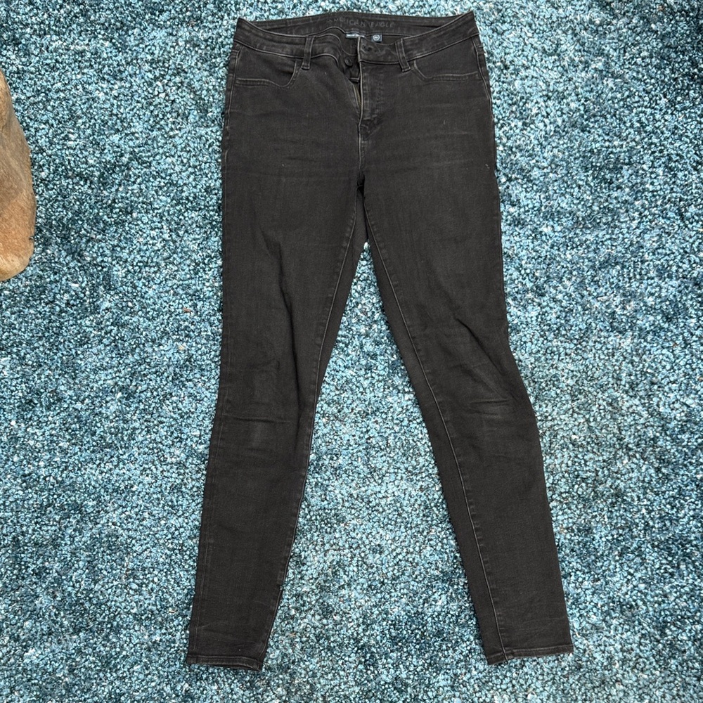 American Eagle Outfitters Black High Rise Jeggings